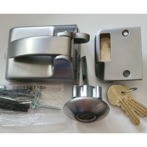 Ingersoll SC71 Satin Chrome Cylinder Rim Front Door Lock